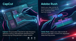 Efficiency First: CapCut and Adobe Rush