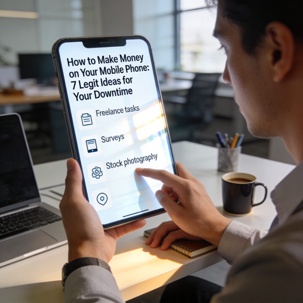 How to Make Money on Your Mobile Phone: 7 Legit Ideas for Your Downtime